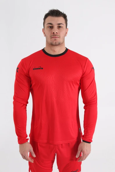 Diadora Elite Futbol Kaleci Forma Tek Üst Kırmızı ürün görseli 1