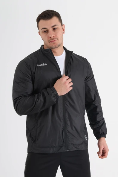 Diadora Veni Yağmurluk Siyah - Resim 4