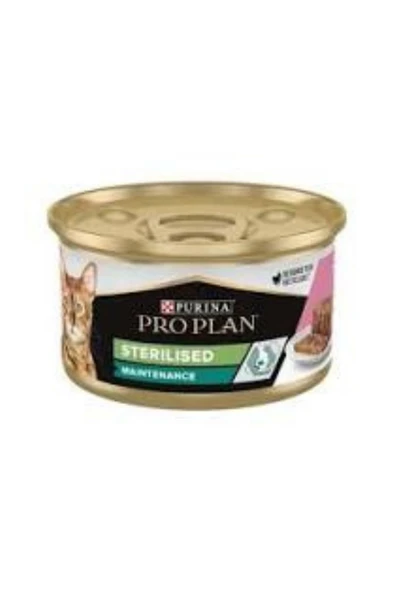 Pro Plan Somonlu ve Ton Balıklı Kısırlaştırılmış Kedi Konservesi 85 Gr ürün görseli 1