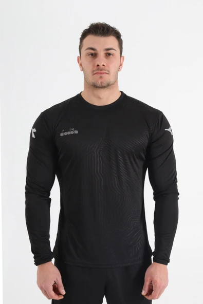 Diadora Elite Futbol Kaleci Forma Tek Üst Siyah ürün görseli 1