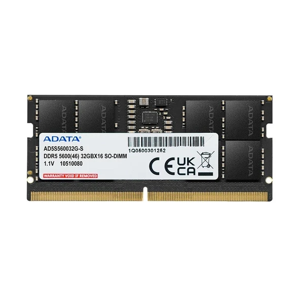 Adata 32GB DDR5 5600MHz 262Pin 1.1V Notebook Ram ürün görseli 1