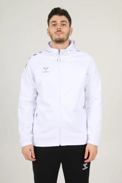 Hummel Armin Pro Pamuklu Sweatshirt Beyaz ürün görseli 1