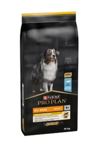 Pro Plan All Size Light Sterilised Balıklı Kısırlaştırılmış Köpek Maması 14 Kg ürün görseli 1