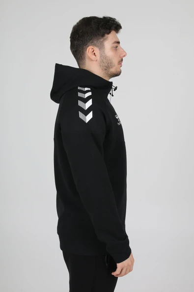 Hummel Armin Pro Pamuklu Sweatshirt Siyah - Resim 3