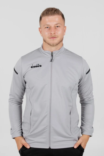 Diadora Alto 25 Kamp Eşofman Tek Üst Gri ürün görseli 1