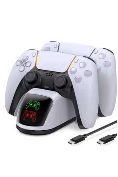 Ps5 Dualsense Şarj Istasyonu Playstation 5 Uyumlu Charging Station mirEM0015K-ps5 şarj ürün görseli 1