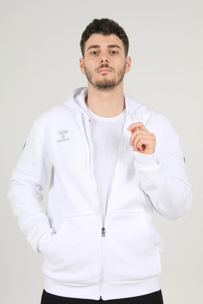 Hummel Armin Pamuklu Sweatshirt Beyaz - Resim 4