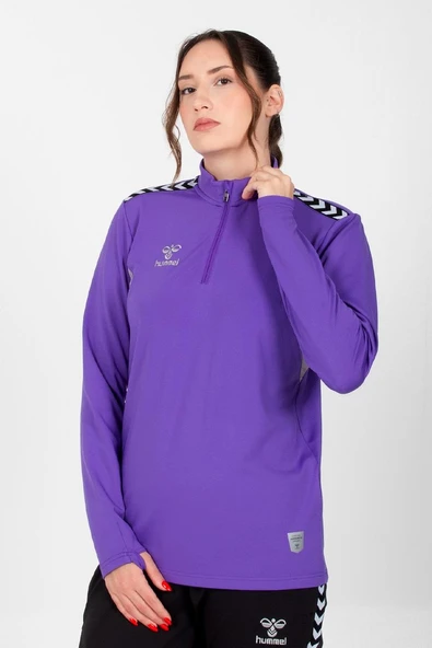 Hummel Otantik Antrenman Eşofman Üstü Mor - Resim 5