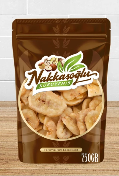 Nakkaşoğlu Kuruyemiş Muz Kurusu  750Gr - Resim 2
