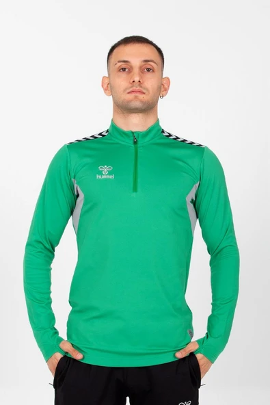 Hummel Otantik Antrenman Eşofman Üstü Çimen Yeşili ürün görseli 1
