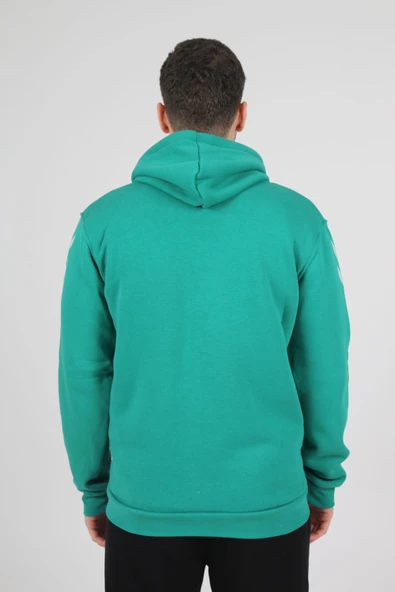 Hummel Armin Pamuklu Sweatshirt Yeşil - Resim 7