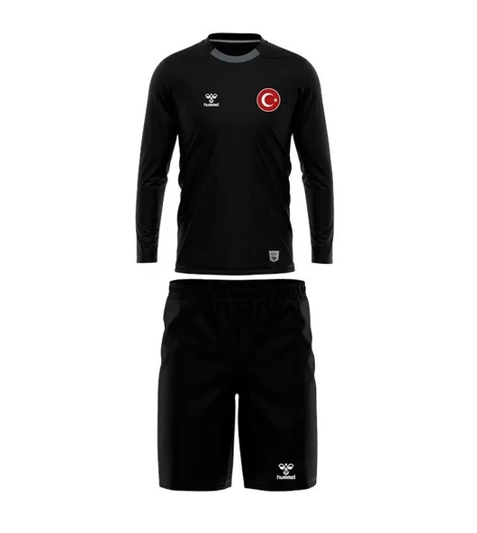 Hummel Royal Milli Takım Kaleci Forma Takımı Siyah ürün görseli 1