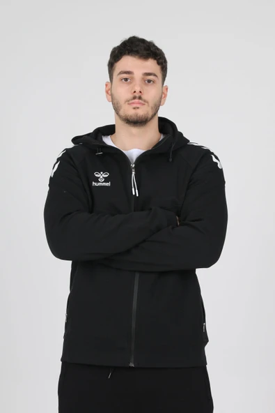 Hummel Armin Pro Pamuklu Sweatshirt Siyah - Resim 5