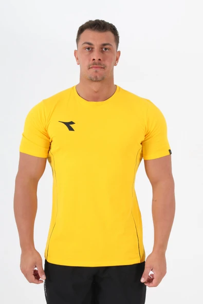 Diadora Satürn Antrenman T-Shirt Sarı ürün görseli 1