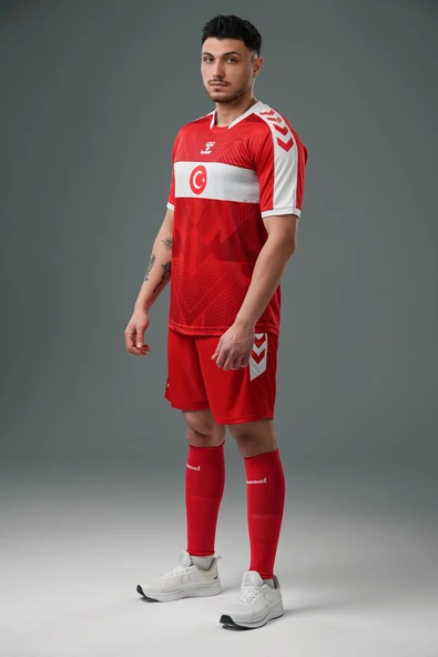 Hummel Milli Takım Forma Kırmızı - Resim 2