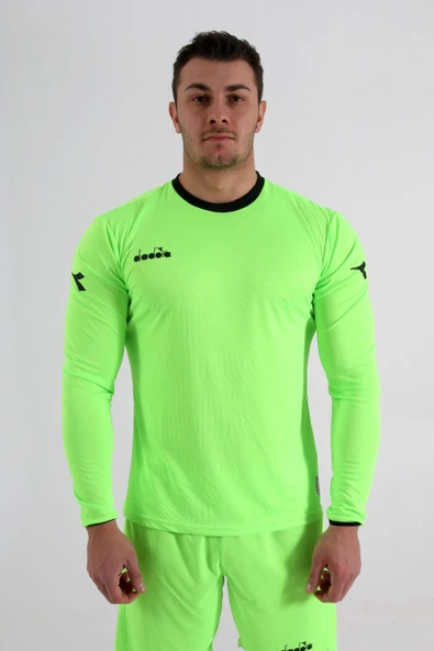Diadora Elite Futbol Kaleci Forma Tek Üst Neon Yeşil ürün görseli 1