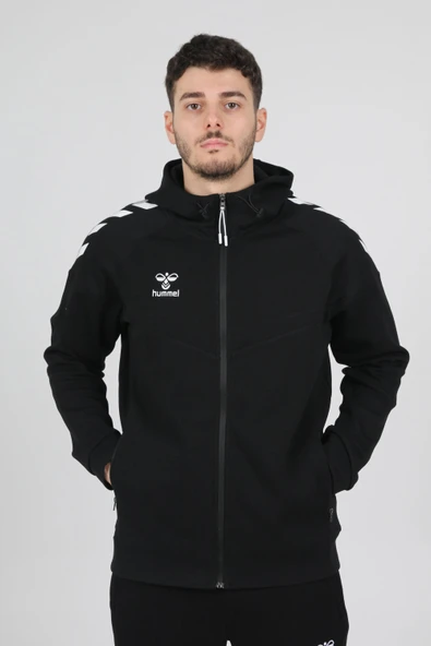 Hummel Armin Pro Pamuklu Sweatshirt Siyah ürün görseli 1