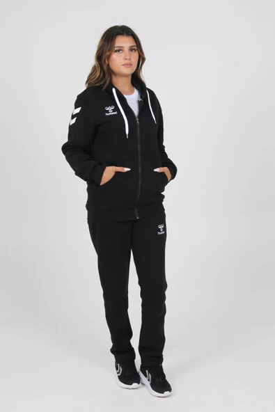 Hummel Armin Pamuklu Sweatshirt Siyah - Resim 7