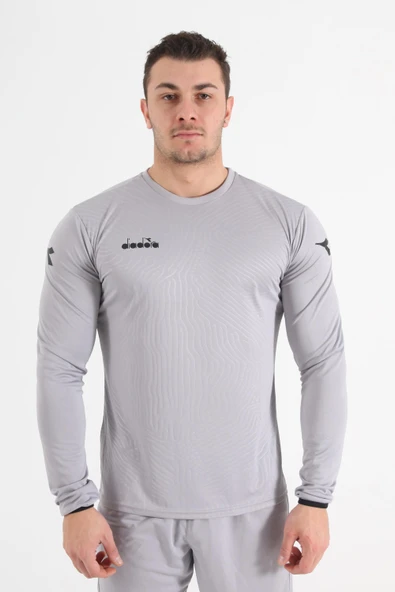 Diadora Elite Futbol Kaleci Forma Tek Üst Gri ürün görseli 1