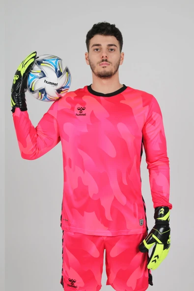Hummel Elegance Profesyonel Kaleci Forması Nar Çiçeği ürün görseli 1