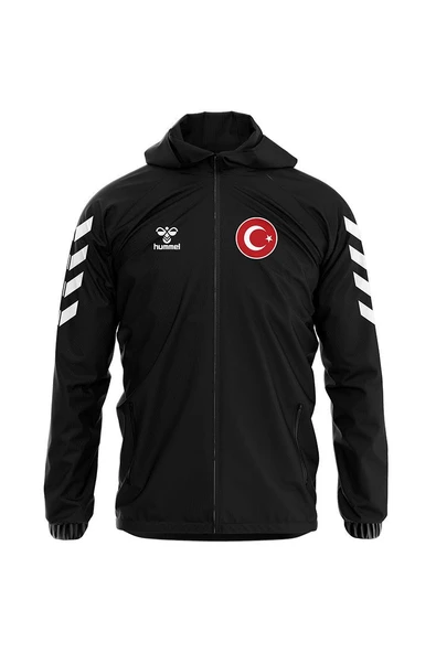 Hummel Armin Milli Takım Yağmurluk Siyah ürün görseli 1