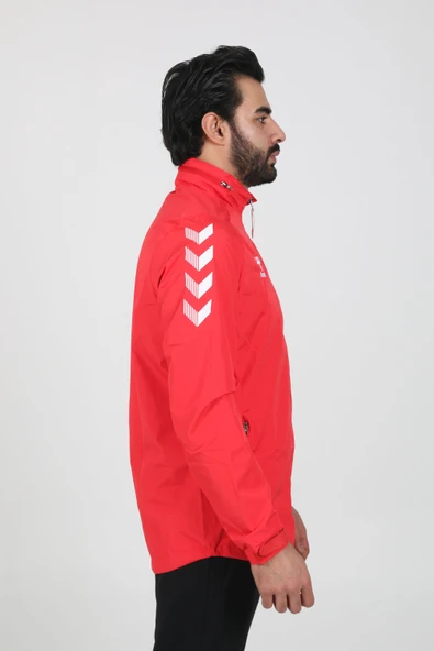 Hummel Armin Yağmurluk Kırmızı - Resim 4