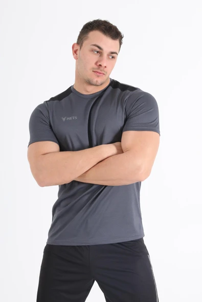 Mets Strike Antrenman T-Shirt Antrasit - Resim 3
