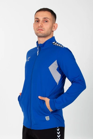 Hummel Otantik Kamp Eşofman Üstü Mavi - Resim 7