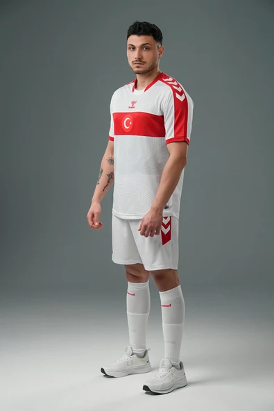 Hummel Milli Takım Forma Beyaz - Resim 2