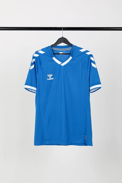 Hummel Fast Basic Tek Üst Forma Saks Mavi - Resim 7