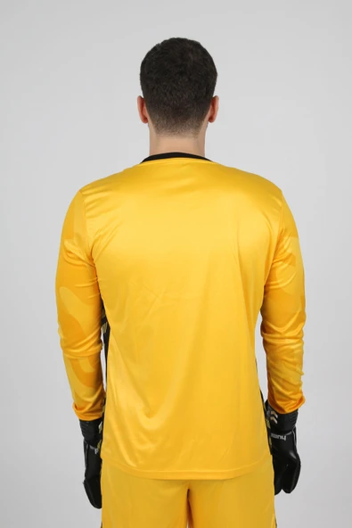 Hummel Elegance Profesyonel Kaleci Forması Sarı - Resim 7