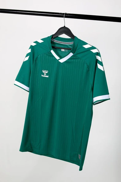 Hummel Fast Basic Tek Üst Forma Yeşil - Resim 2