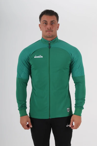 Diadora Premium Kamp Eşofmanı Tek Üst Yeşil ürün görseli 1