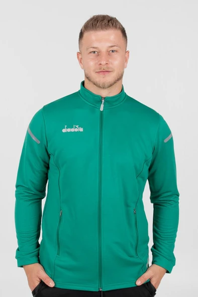 Diadora Alto 25 Kamp Eşofman Tek Üst Yeşil ürün görseli 1