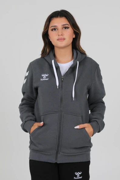 Hummel Armin Pamuklu Sweatshirt Antrasit - Resim 2