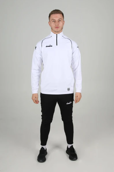 Diadora Core Antrenman Eşofman Takımı Beyaz ürün görseli 1
