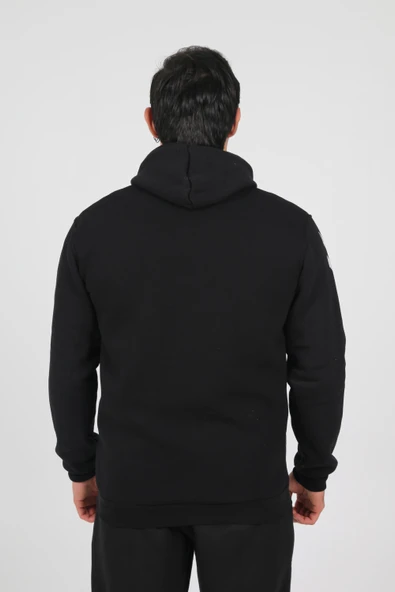 Hummel Armin Pamuklu Sweatshirt Siyah - Resim 6