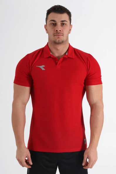 Diadora Alto Kamp Polo T-Shirt Kırmızı ürün görseli 1