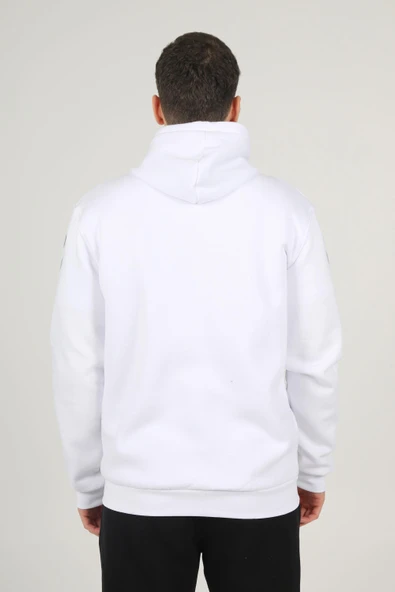 Hummel Armin Pamuklu Sweatshirt Beyaz - Resim 6