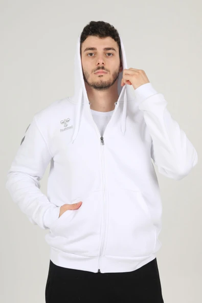 Hummel Armin Pamuklu Sweatshirt Beyaz - Resim 2