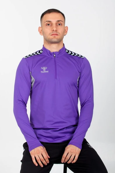 Hummel Otantik Antrenman Eşofman Üstü Mor ürün görseli 1