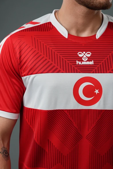 Hummel Milli Takım Forma Kırmızı - Resim 4
