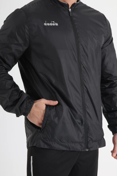 Diadora Veni Yağmurluk Siyah - Resim 5