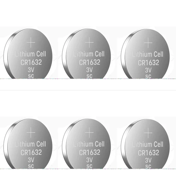 Yuma Cr1632 Süper Lityum 3v 5’li Kart Düğme Pil mirEF0016K-91632 ürün görseli 1