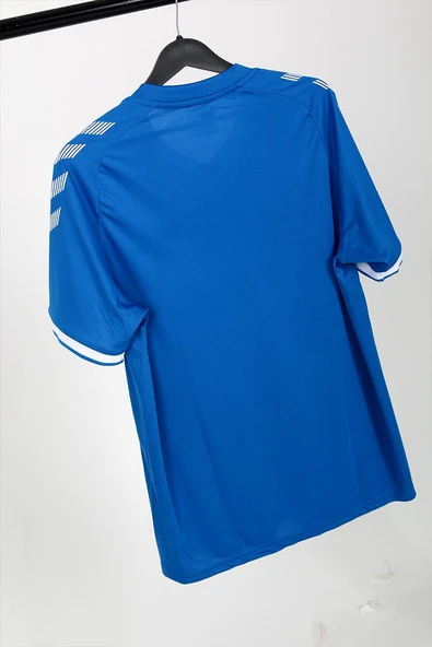 Hummel Fast Basic Tek Üst Forma Saks Mavi - Resim 6