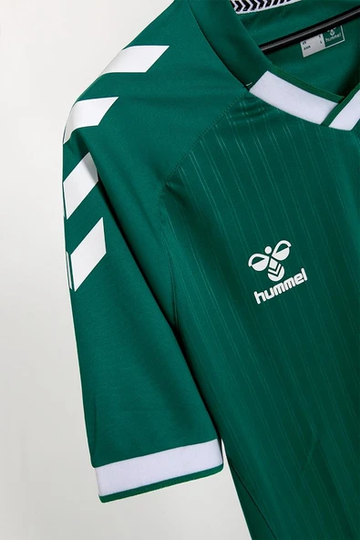 Hummel Fast Basic Tek Üst Forma Yeşil - Resim 3