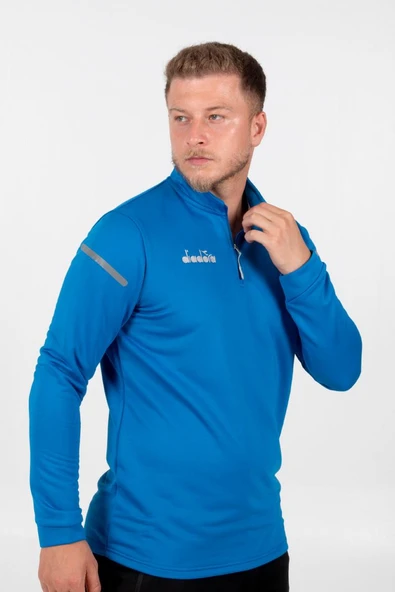 Diadora Alto Antrenman Eşofmanı Tek Üst Sax-1 ürün görseli 1