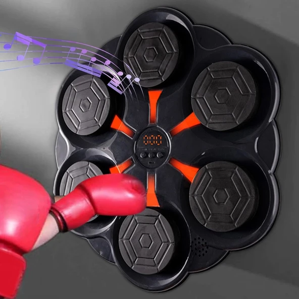 Duvar Boks Makinesi Müzikli Bluetooth Hoparlör Özellikli Led Işıklı Ritimli 9 Mod Seviye Ayarlı Box mirEM0015K-boks1 ürün görseli 1