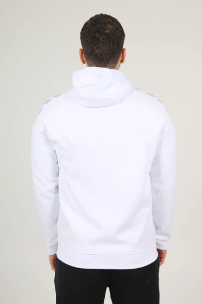 Hummel Armin Pro Pamuklu Sweatshirt Beyaz - Resim 7