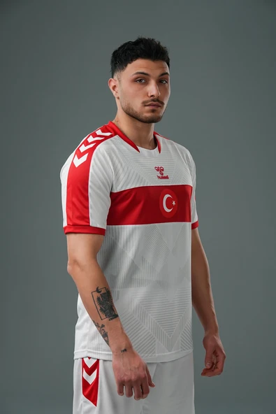 Hummel Milli Takım Forma Beyaz - Resim 4